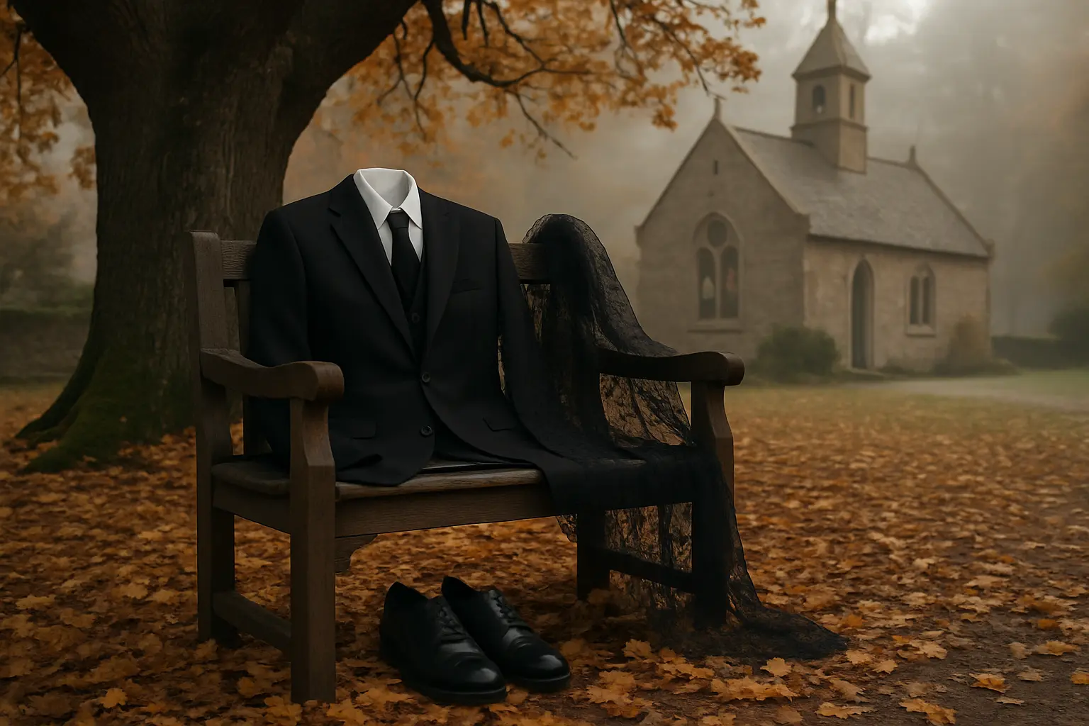 Funeral outfit and the season