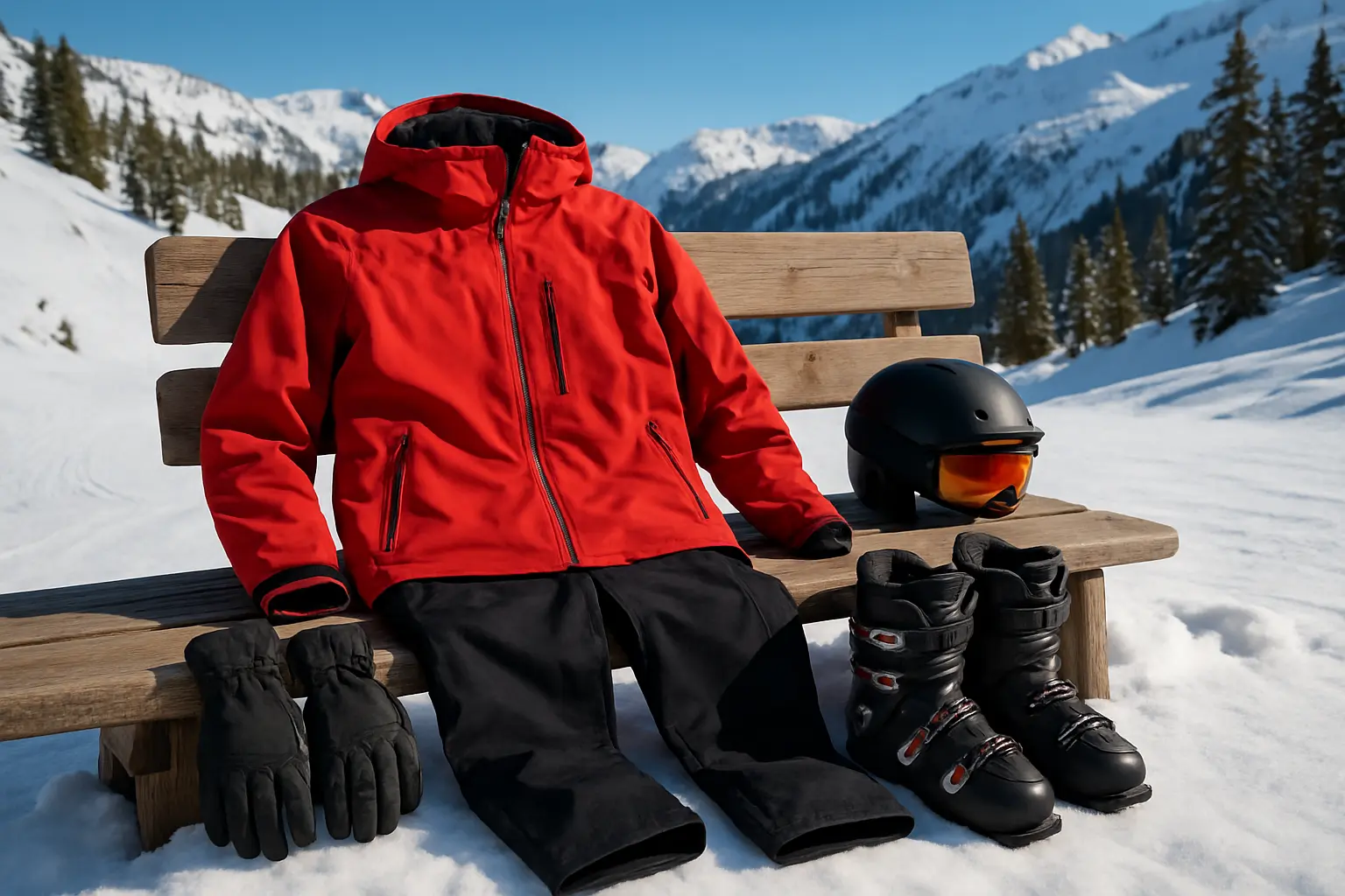How to dress for skiing as a man