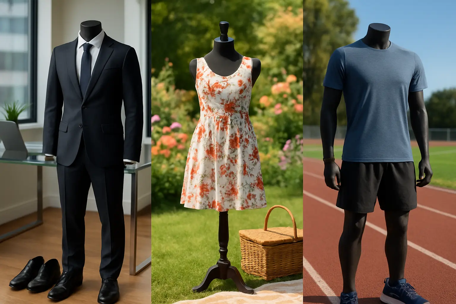 Match your outfit to the occasion