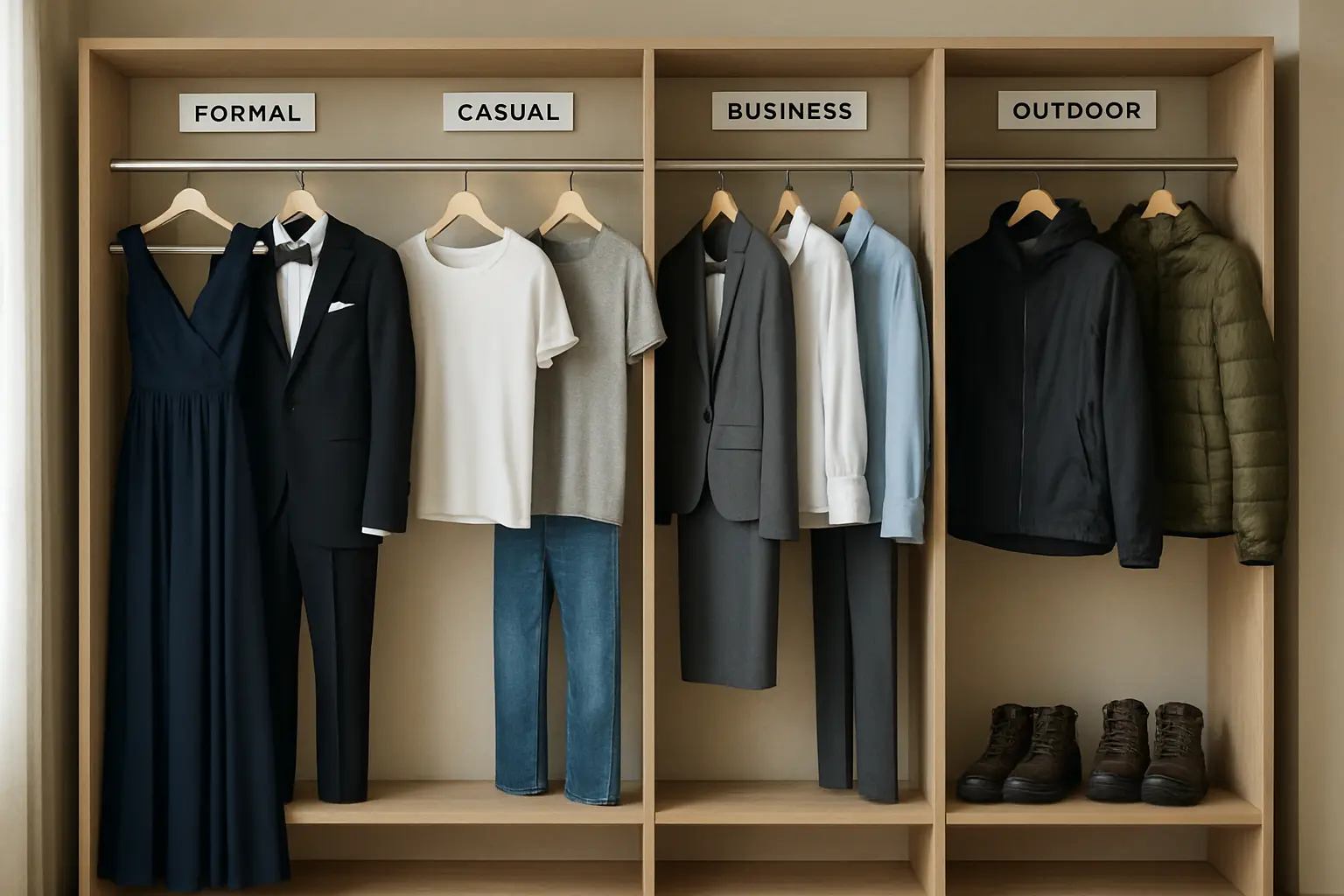 Match your outfit to the type of event