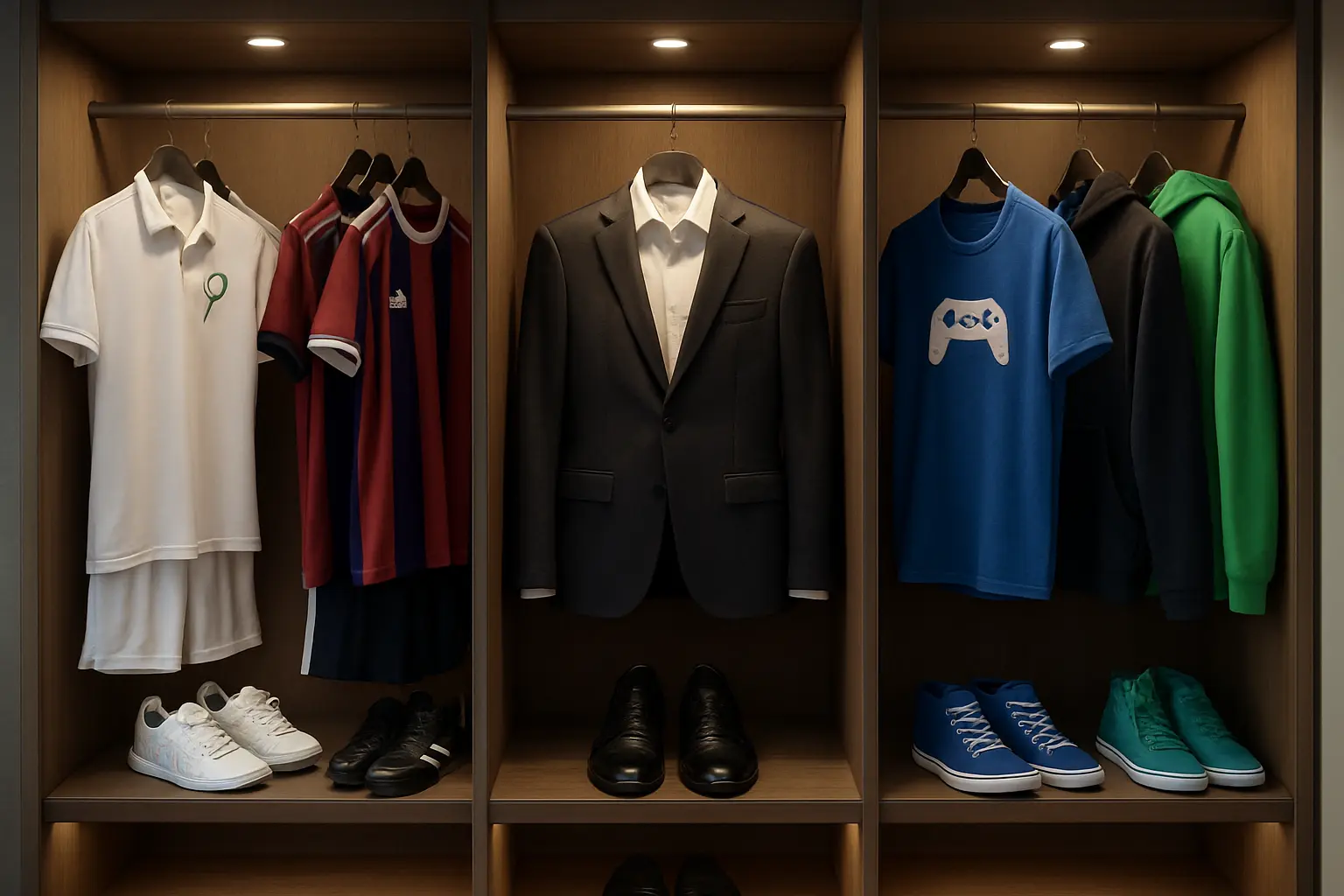 Match your outfit to the type of game