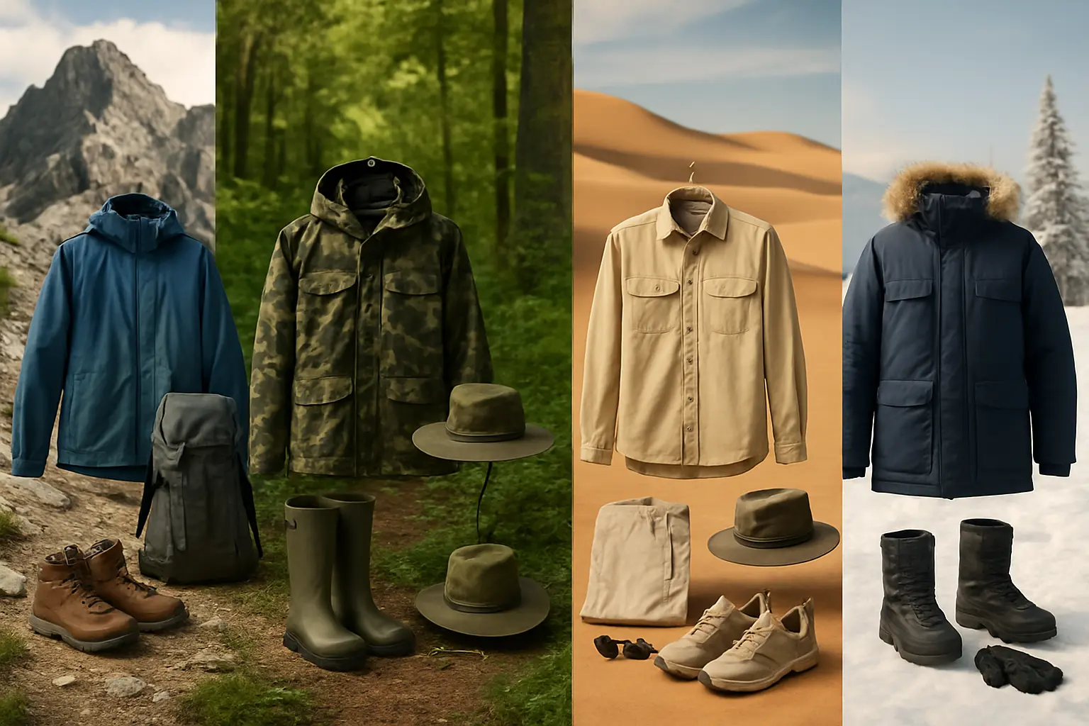 Match your outfit to your level and terrain