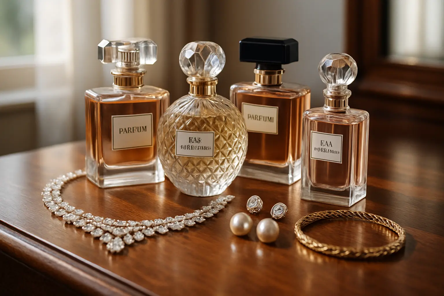 Pay attention to accessories – fragrance and jewelry