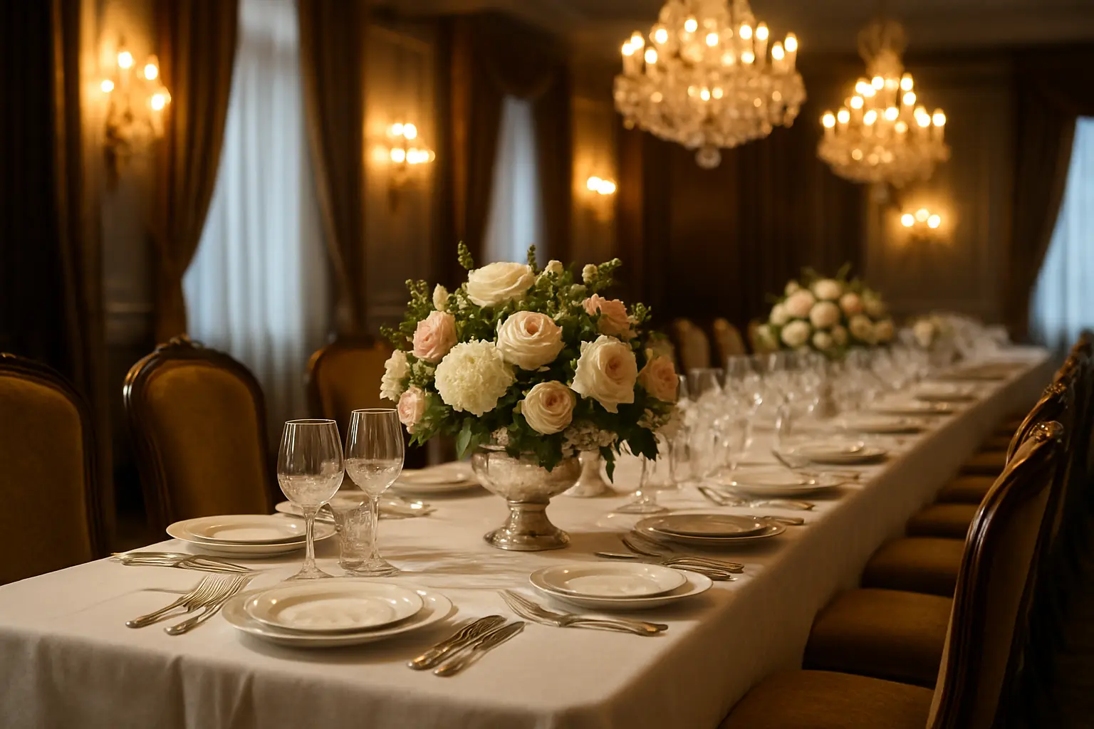 What is the dress code for a banquet dinner?