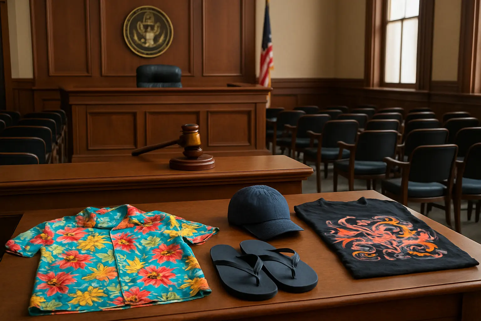 What to avoid wearing to court?