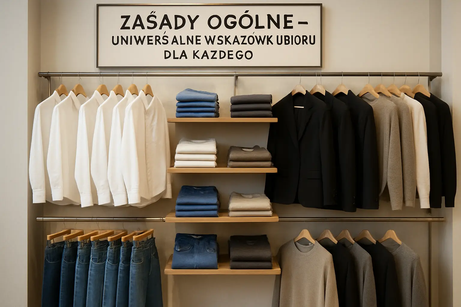 Zasady ogólne – uniwersalne wskazówki ubioru dla każdego